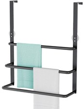 Over The Door Towel Rack, 304 Stainless Steel Towel Rack, 3 Tier Towel Bar fo...
