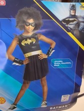 DC Comics Batman MEDIUM 8-10 Halloween Costume Batgirl 5-7 years Dress Mask Gaun