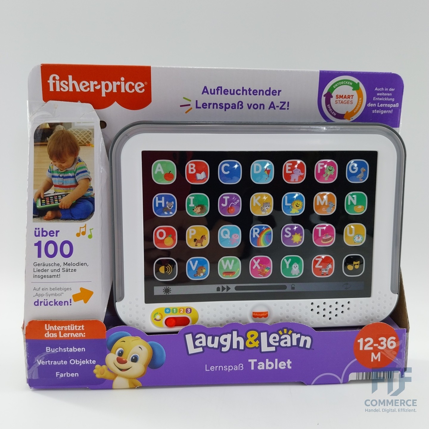 Fisher-Price Lernspaß, Lernspielzeug für Kleinkinder, Smart Stages Tablet Comput