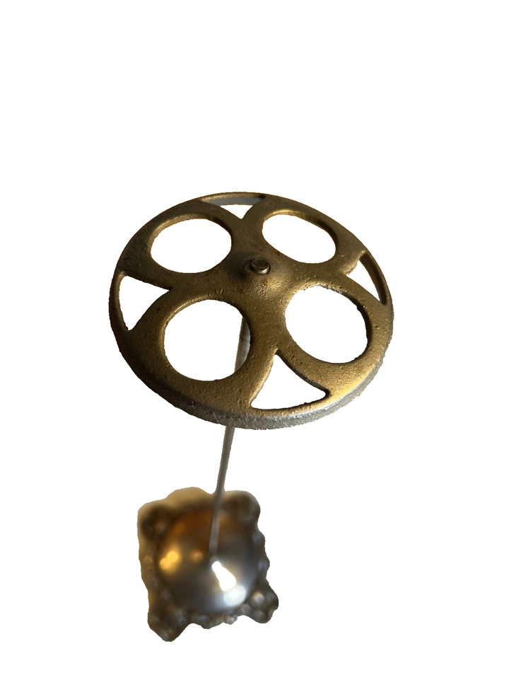 Alto Antiguo Victoriano Hierro Fundido Sombrero Soporte Sombrerería Haberdashery Exhibidor Foto 2 de 4