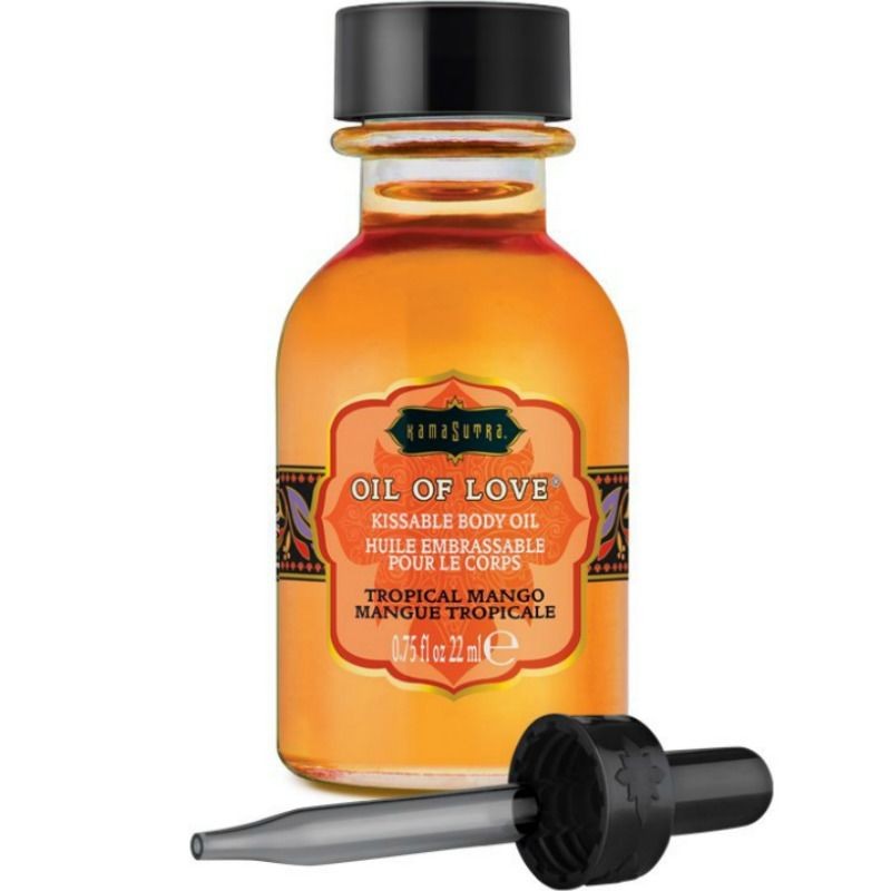 Huile comestible mangue Kamasutra 22ml gel massage intime corps
