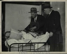 1927 Press Photo Hickmans Bed He Occupied with Kidnap Victim