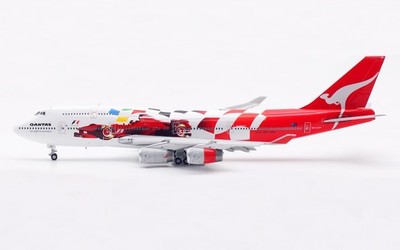 1:400 HX Model Qantas Airways Boeing B747-400 VH-OJC Diecast
