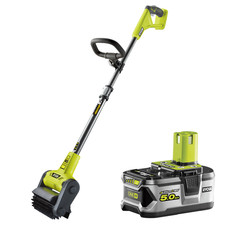 Ryobi RY18PCB-0 18V ONE+ Cordless Patio Cleaner & 5Ah 18V Ryobi ONE+ Battery Kit