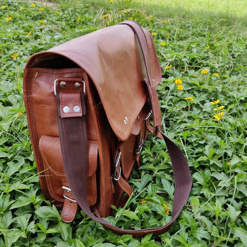 Herren Aktentasche Lehrertasche Schultasche Leder Neu Spitze Umhänge Neu Tasche - Bild 8 von 21