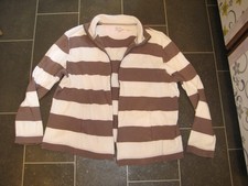 Sweatjacke, Cardigan, XL, 44, Damenjacke, Marco Pecci, leichte Jacke, Streifen