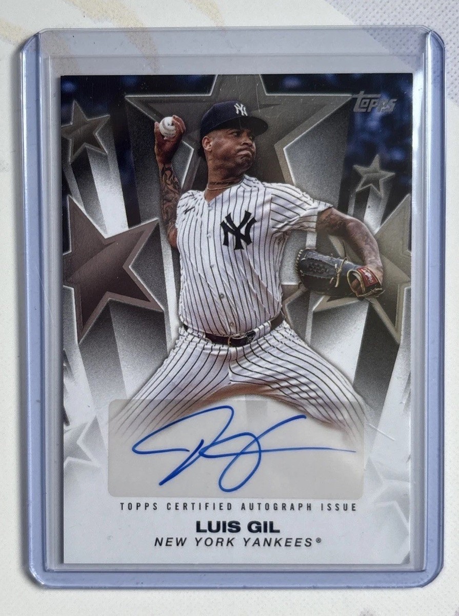 Luis Gil  ルイス・ギル　サインカード　auto 2025 Topps Series 2 Luis Gil Auto BSA2-LG NY Yankees | eBay