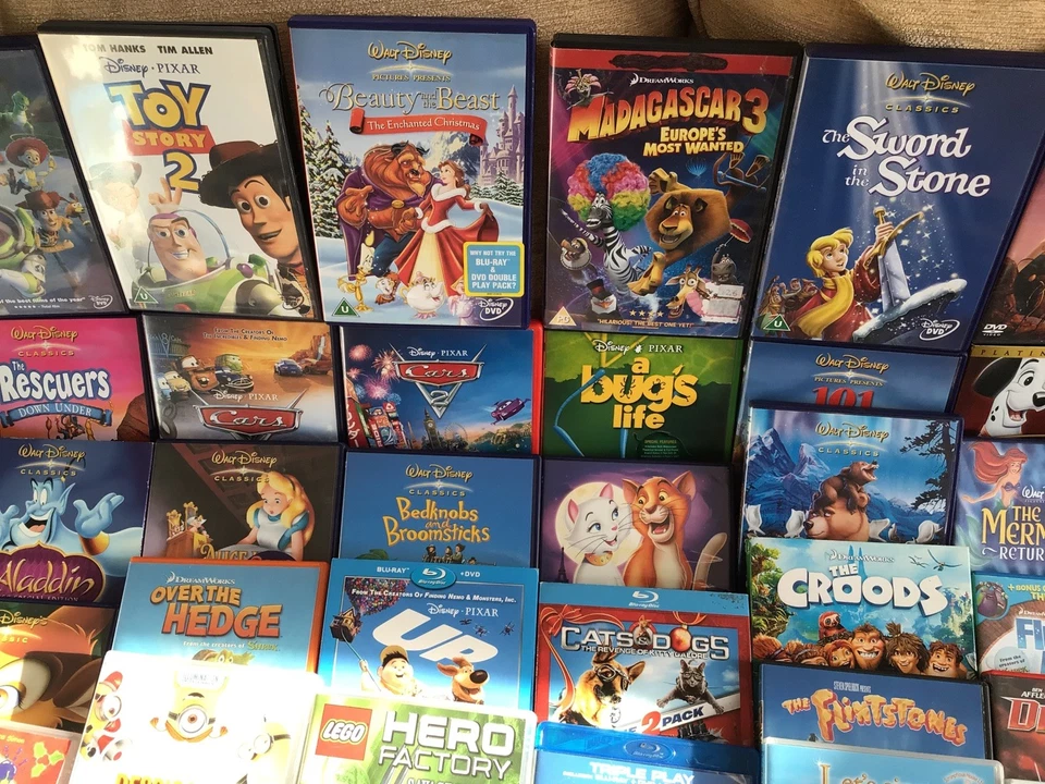 76 DVD Bundle Disney Pixar Marvel Potter Animated Movies Lot Family LOOK  - Image 3 of 4