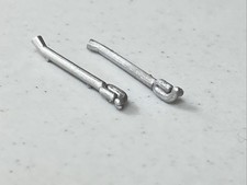 Chromed 3d Printed Side Pipes For Tyco Ho Slot Car Vans Chromed 3d Printed Side Pipes For Tyco Ho Slot Car Vans