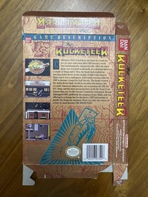 Nintendo NES, THE ROCKETEER, by BANDAI, Box Only