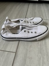 Converse Chuck Taylor White Slip-On Canvas Sneakers