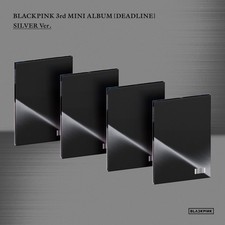 BLACKPINK - DEADLINE SILVER 4 Ver. SET 4Album Extra Photocards Set