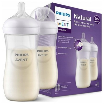 Philips Avent Responsive Natural Babyflasche - 330 ml (2 Stück)