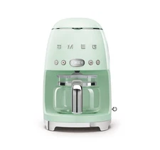 Smeg DCF02PGUS Pastel Green 50's Drip Coffee Machine (Open Box) Box Damage