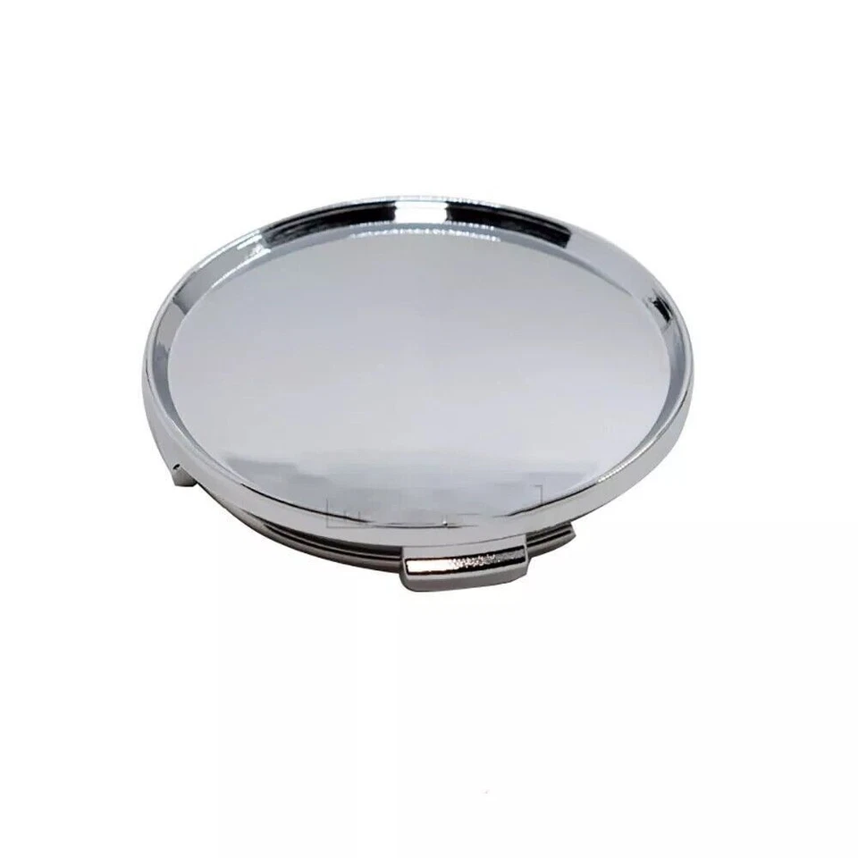 4PCS Universal 63mm OZ Dia Car Wheel Tyre Center Hub Caps Cover Silver Black - Image 3 of 4