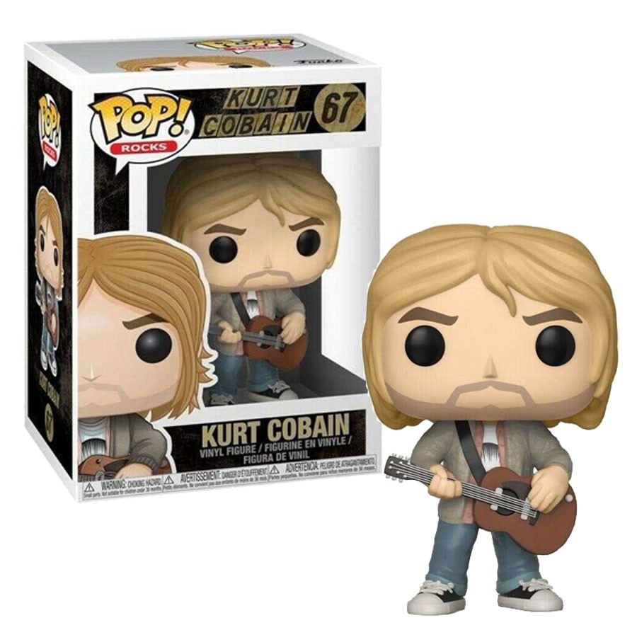 激レア Funko pop! Rocks  Cobain #64 Funko Pop Kurt Cobain # 64 Nirvana Rock Pop Vinyl Figure by