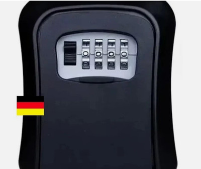 Wall-mounted key safe 4 digit key safe, key box with code DE