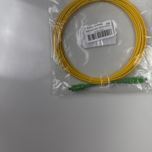 Cable de Internet de fibra óptica SC/APC a SC/APC de 15 pies 5 m parche de fibra monomodo C... - Imagen 4 de 4