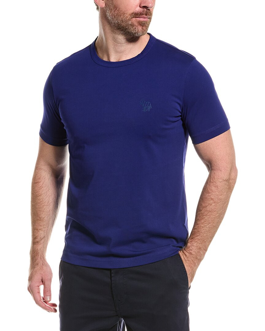 Мужская футболка обычного покроя в полоску Ps By Paul Smith в полоску под зебру