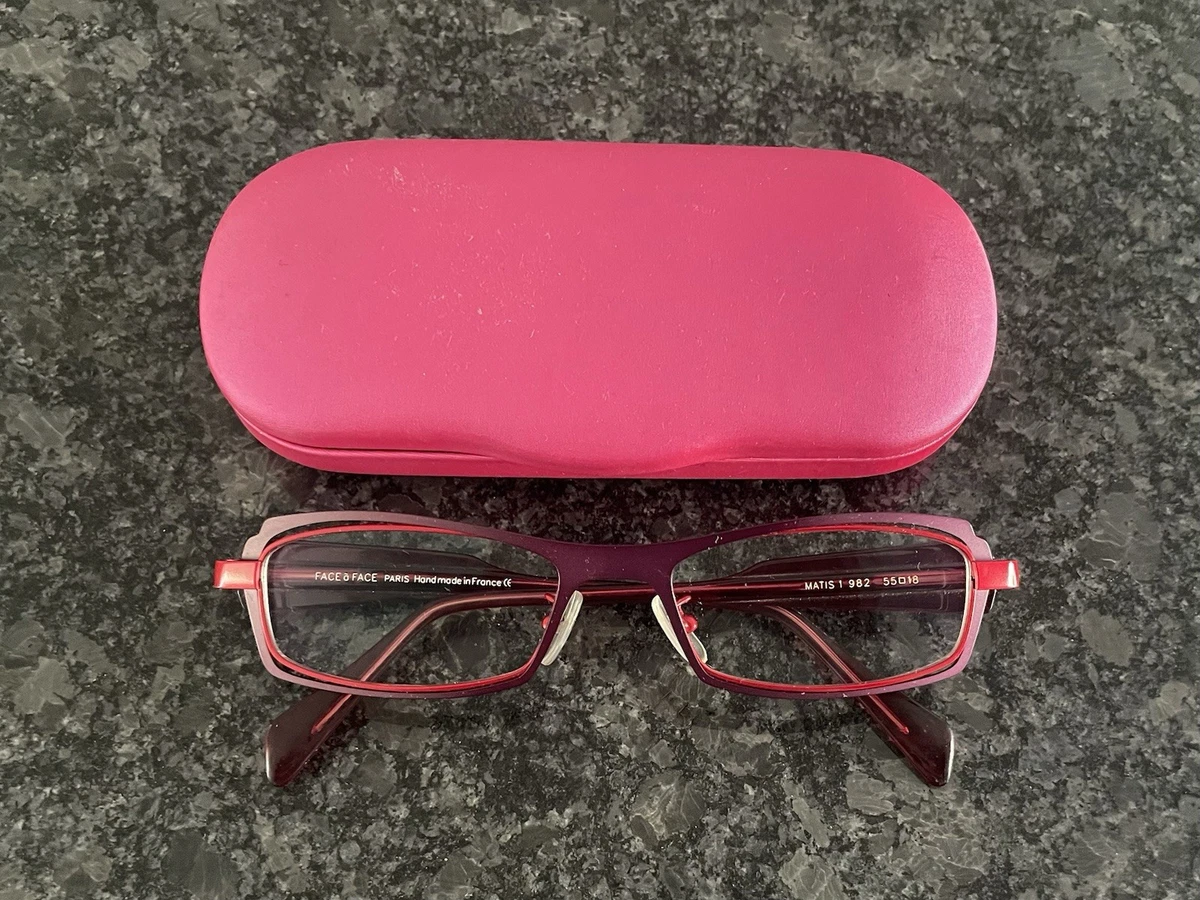 Face A Face Matis 1 982 55-18 Eyeglasses Double Frames ONLY  display picture 3