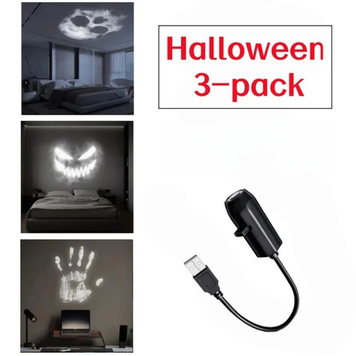 Adapter Design Pattern Images Halloween Projector Light USB LED Ghost Bat Spider Skeleton Projection ...