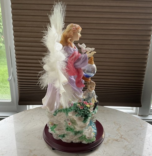 Eleco Fiber Optic Angel 16" Christmas Lighted Change Color Indoor Decor w/box - Picture 11 of 22