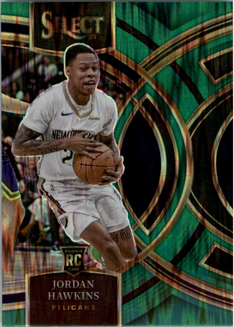 2023-24 Select Prizms Green Shock #124 Jordan Hawkins - BSK