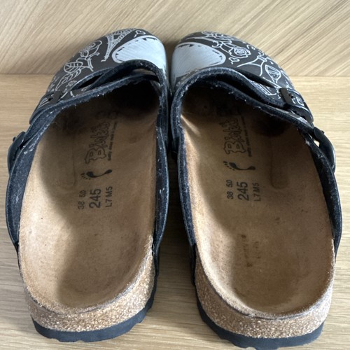 Zoccoli Birkenstock Birkis Dorian Birko-Flor Parigi cuore EU 38 L7 M5 stretti - Foto 4 di 9