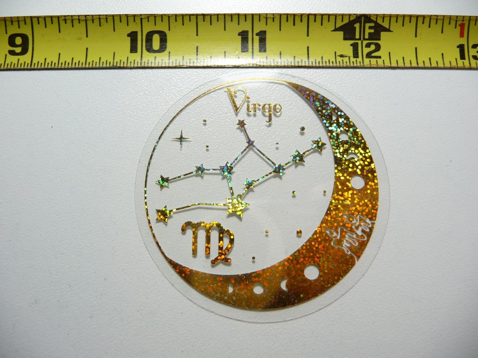 Holographic Virgo Zodiac Sticker Decal Horoscope Birth Sign