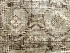 7753446: JAPANESE KIMONO / ANTIQUE KIMONO / SILK / DORO OSHIMA TSUMUGI / WOVEN S