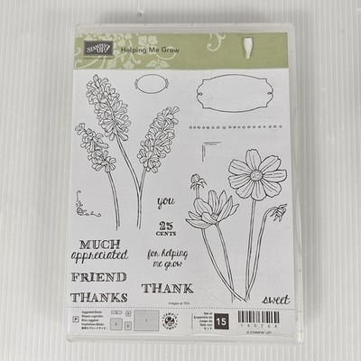 NEW Stampin' Up! Helping Me Grow, Rubber Stamp Set 140764