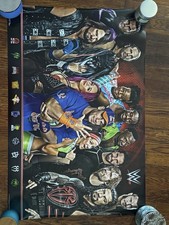WWE Poster John Cena The New Day The Shield Sasha Banks Bayley AJ Styles Hardys