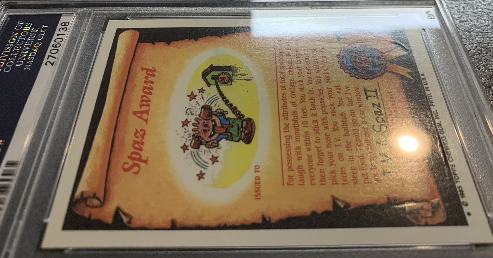 1985 Garbage Pail Kids OS2 Kennel Kenny 74b PSA 10 GEM MINT-RARE GLOSSY CARD TWT view 9