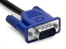 SVGA Male To VGA Male HD 15pin Cable Cord Connects PC to Monitor 6FT