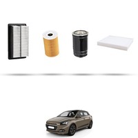 Hoffcar Inspektions-Kit 4 Filter FüR Hyundai I20 II 1.4 Crdi 66KW 2014