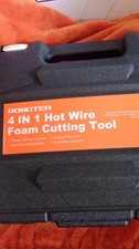 4 In 1 Hot Wire Electric Foam Cutter Kit Styrofoam Cutting Tool 15W 6V With Case