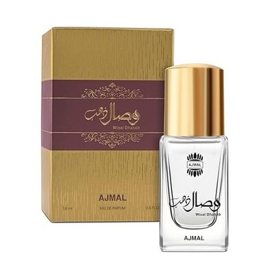 Ajmal Wisal Dhahab Long Lasting Perfume For Unisex 14ml pack