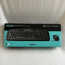 Logitech MK320 Keyboard and Mouse Combo 2.4GHz Encrypted Wireless Connection