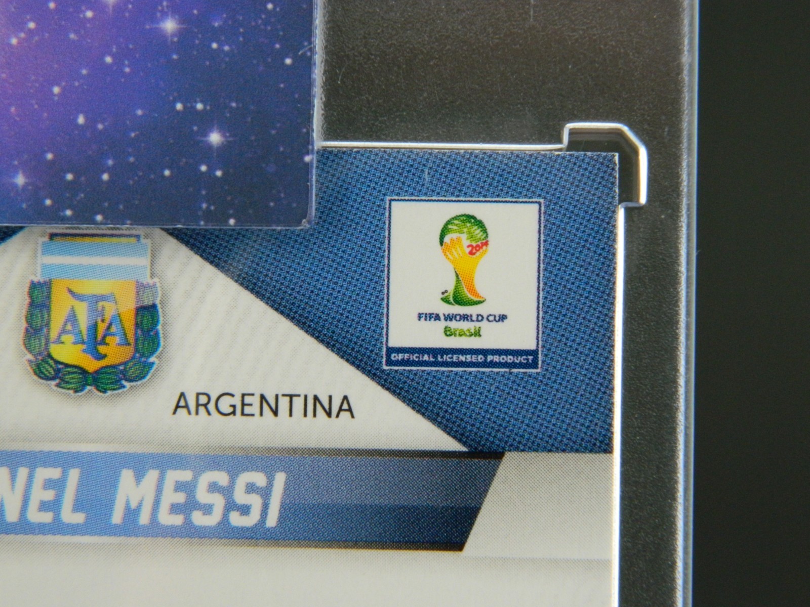 2014 Panini Prizm World Cup Lionel Messi #12 Argentina World Cup Soccer Chrome view 7