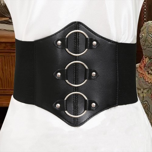 Women Waist Belt Vintage Style Wide Corset Belt for Dating Street Halloween - Picture 4 of 5