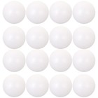 24 Pcs Christmas Polystyrene Craft Ornament Round