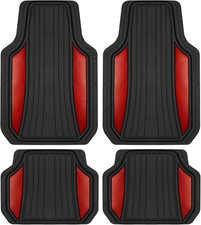 Universal Car Floor Mats Full Set Heavy-duty Rubber Compatible Replacement