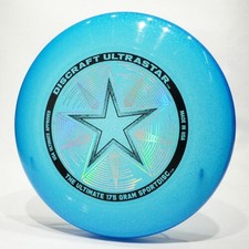 Discraft UltraStar Sportdisc 175g Stock Blue Sparkle Ultimate Frisbee Sport...