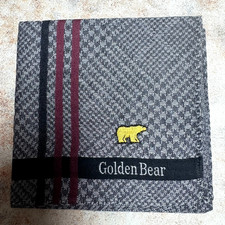MAN HANDKERCHIEF CLASSIC VTG GRAY HOUNDSTOOTH COTTON POCKET ART SQUARE 19 M295