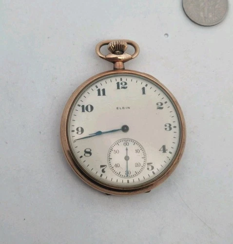 Vintage or Antique Elgin Gold Filled Pocket Watch #2865125