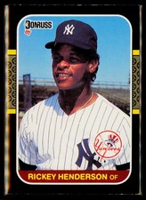 1987 Donruss #228 Rickey Henderson