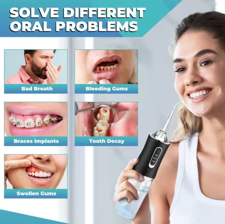 🔥 Irrigador Bucal Inalámbrico – Limpieza Profunda y Encías Sanas 💧 Foto 3 de 4