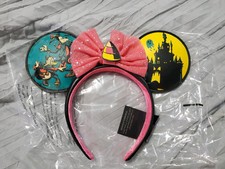 Disney Parks Vacation Club DVC Happy Halloween Minnie Mouse Ears Headband