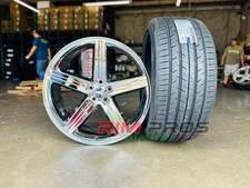 4 24 Iroc Chrome Wheels Rims Tires 2753024  5x127 5x5 Chevy Obs 1500 C-10