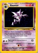 Haunter 6/62 Rare Fossil Pokemon Unlimited Holo Moderately Played on eBay